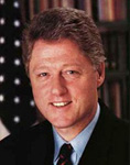 Presidential portrait of William J. Clinton
